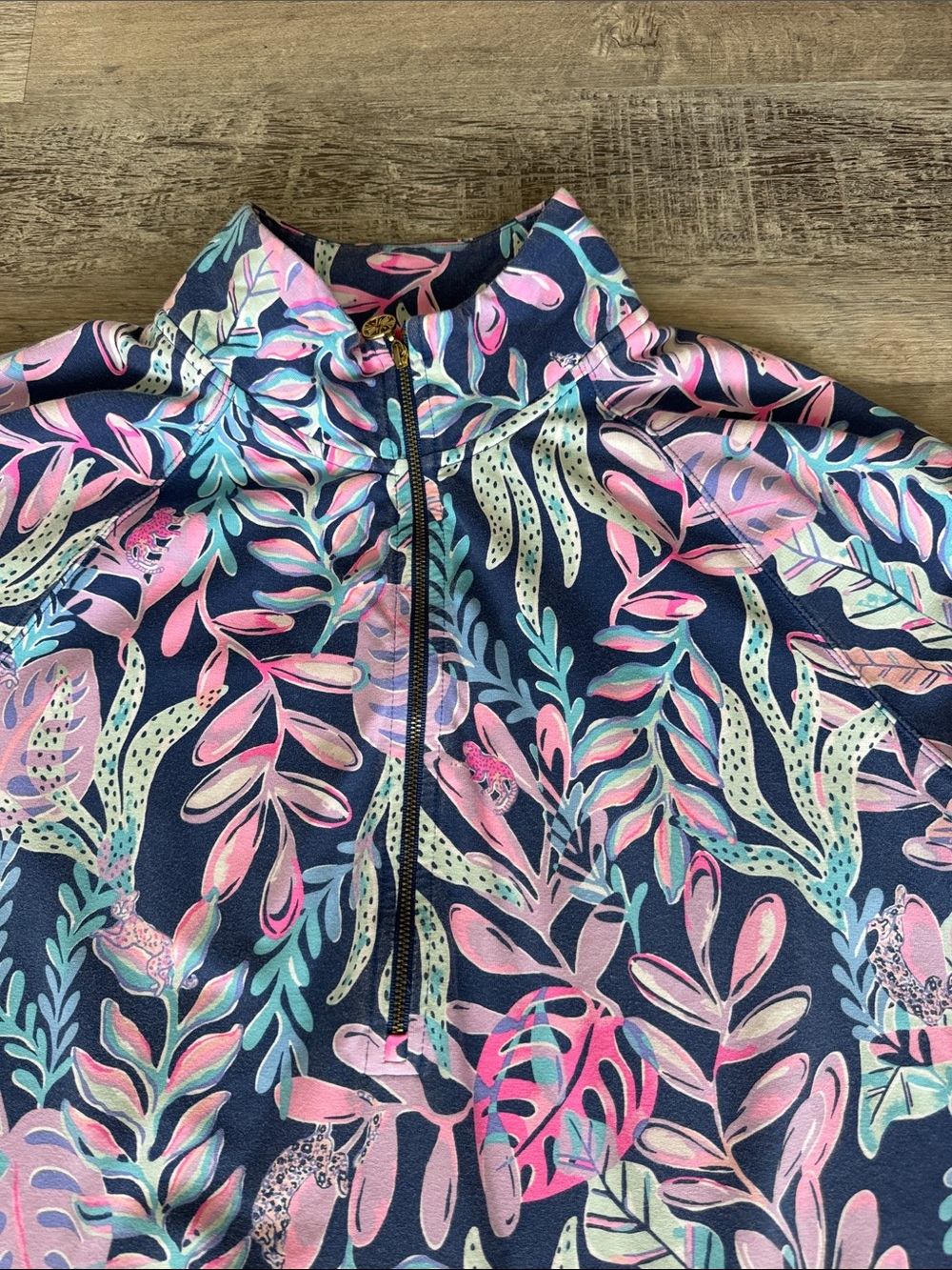 Lilly Pulitzer XL super half set pullover